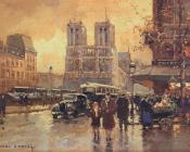 Place Saint Michel Notre Dame - 爱德华·科尔特斯